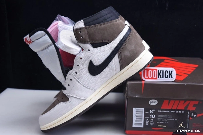 Bmlin shoes SP JORDAN 1 - SCOTT' 2.0 TS 'TRAVIS AIR OG CD4487-100 HIGH 0812